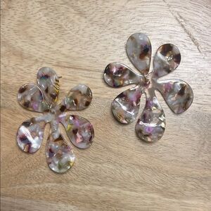 Lele Sadoughi Multicolor Floral Earrings